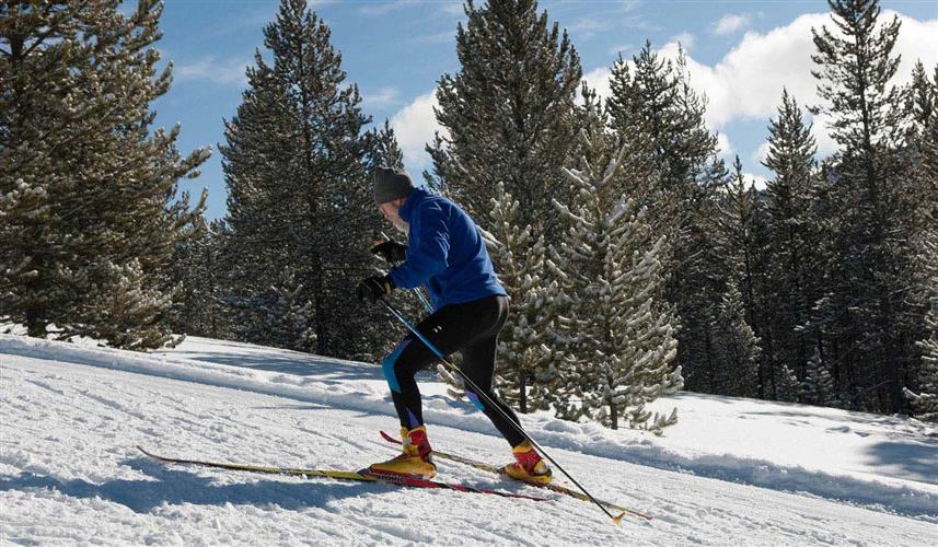 Mount Haggin Nordic Ski Area: groomed trail